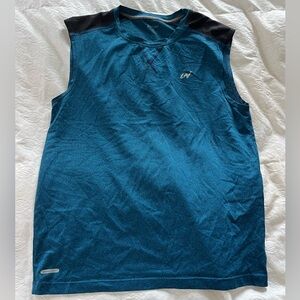 Men's unpro Blue Sleeveless Athletic Shirt size small